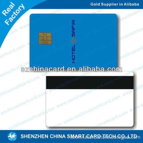 cheap pvc chip card contact smart card factory